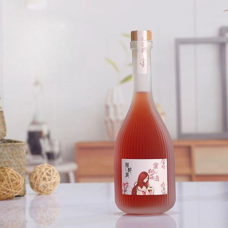 Mini Liquor Bottles 100/250ml Glass Spirit Bottles Alcohol Shot Bottles Juice Bottle Glass Empty Bottle Bottle With Sealing Cork