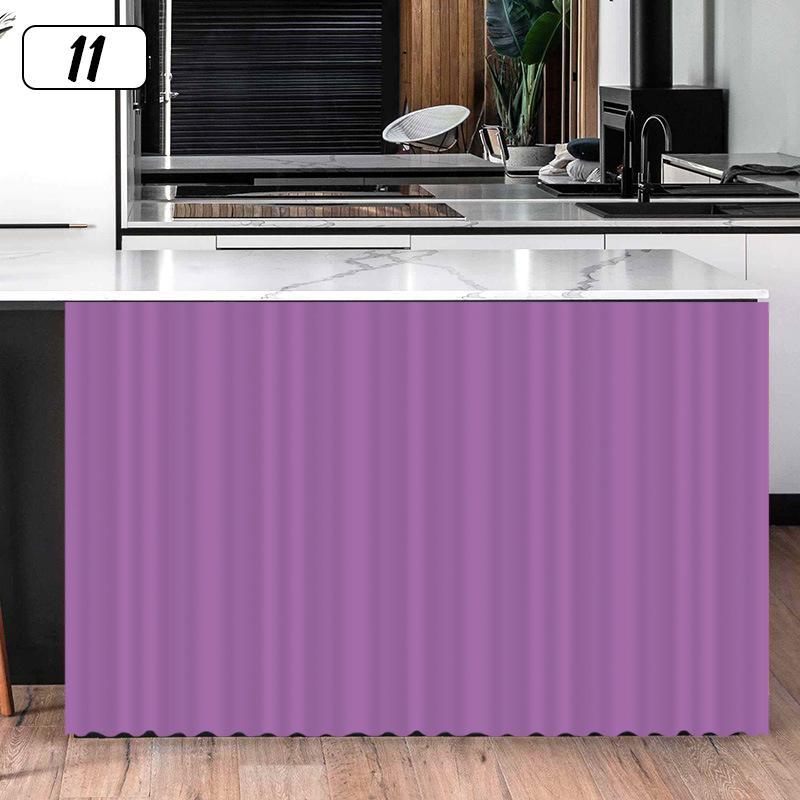 Ensfarvet skapgardin Kjøkkenhyllegardiner Dekorative skapdørgardiner Vindusgardin Skapdørbeskyttelse Hjemmedekor