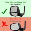 For Ford Transit Connect 2014- US Edition Car Reversing Mirror Glass Lens Replacement Part DT1Z-17K707-C DT1Z-17K707-D