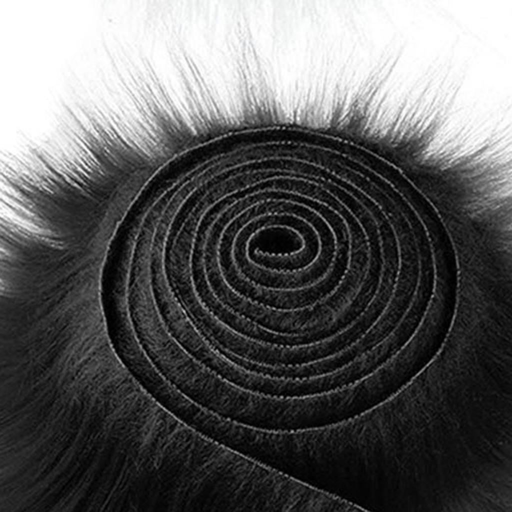4Pcs Faux Fur Fabric Costume Supplies Artificial Fabric Fuzzy for Gnomes Beard Hair Clothing Christmas Tree Holiday Decoration