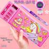 Multi-Functional Transforming Stationery Box for Girls - Large Capacity Pencil Case for Primary Students