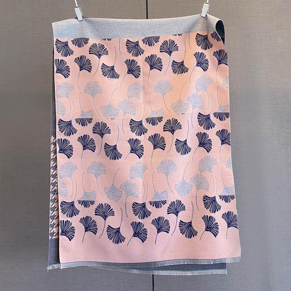 Зимний Роскошный Теплый Шарф Для Женщин Осенняя Пашмина из Искусственного Кашемира Шаль Накидка Элегантный Теплый Дизайн Шали Женский Платок