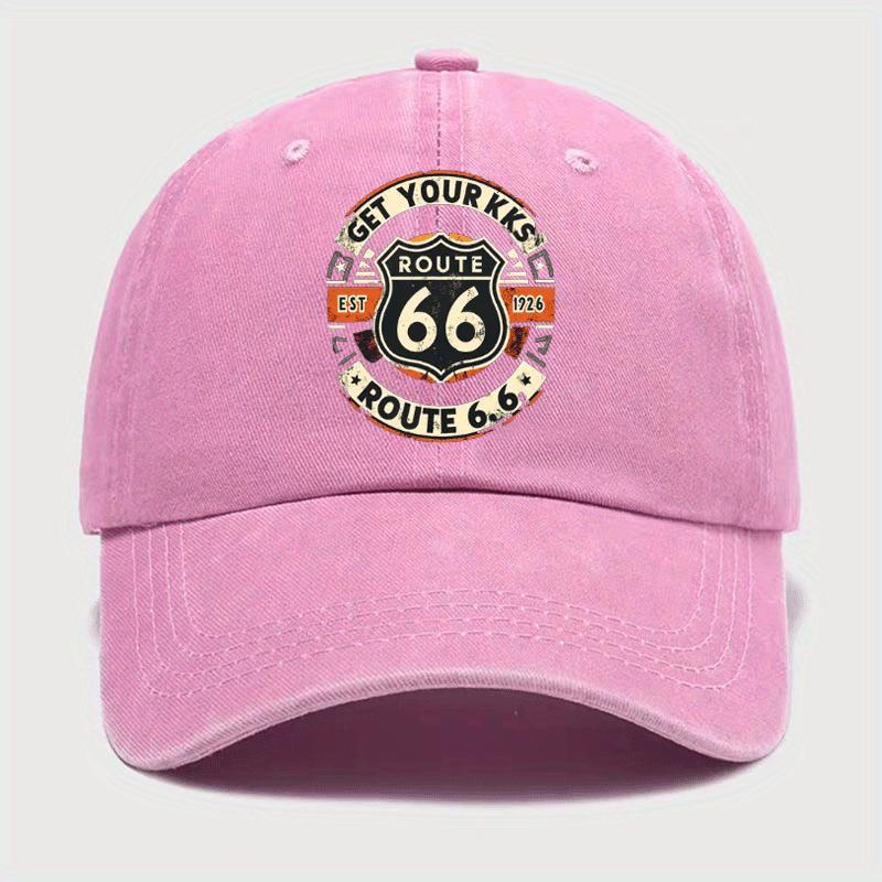 Adjustable Size Printed Baseball Cap Vintage Dad Hat Outdoor Casual Hat 1pc