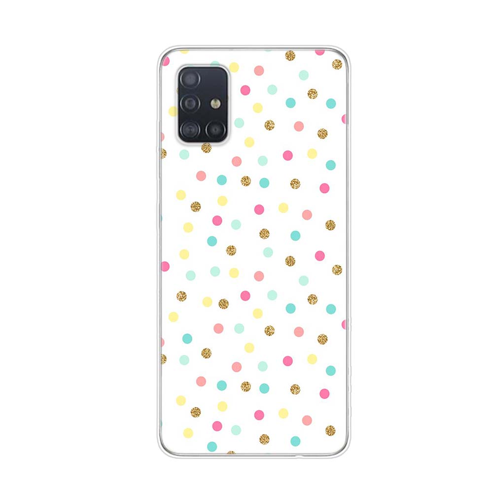 Polka Dots Fashion For Samsung Galaxy A01 A11 A12 A22 A21S A31 A41 A42 A51 A71 A32 A52 A72 A02S Soft Phone Case