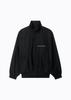 Limelight Apparel Ripstop Oversized 2-Way Windbreaker (Black/White)