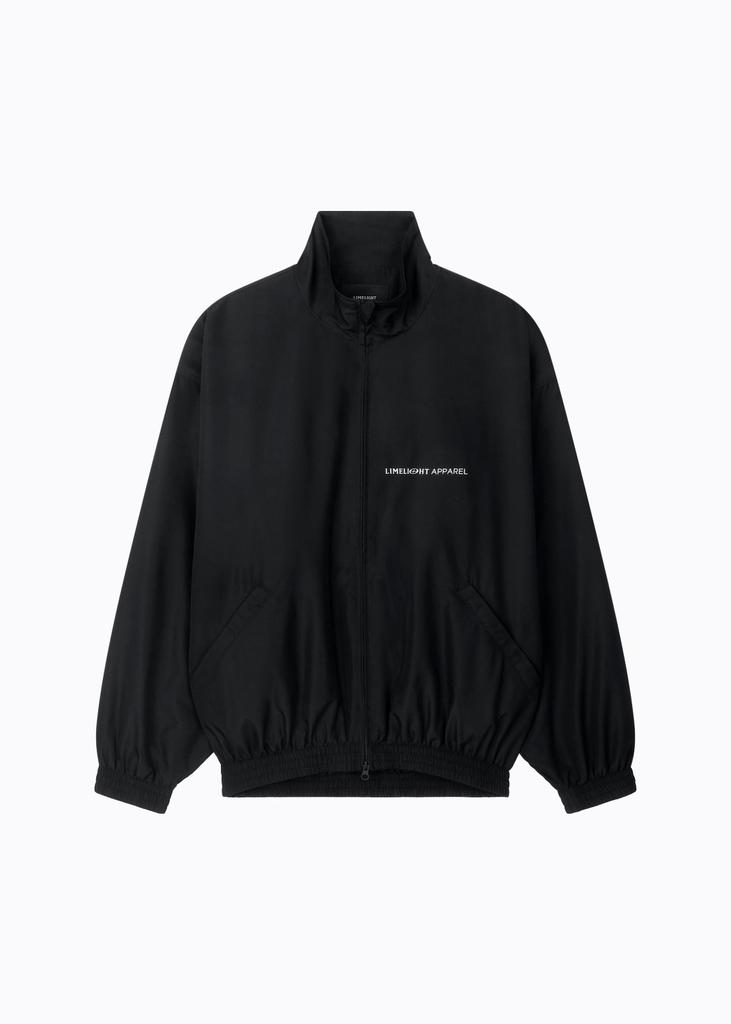 Limelight Apparel Ripstop Oversized 2-Way Windbreaker (Black/White)