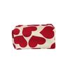 Women Large Capacity Heart Print Pattern Makeup Bag Clutch Cosmetic Organizer Travel Wash Toiletries Storage Bag Makeup Pouch