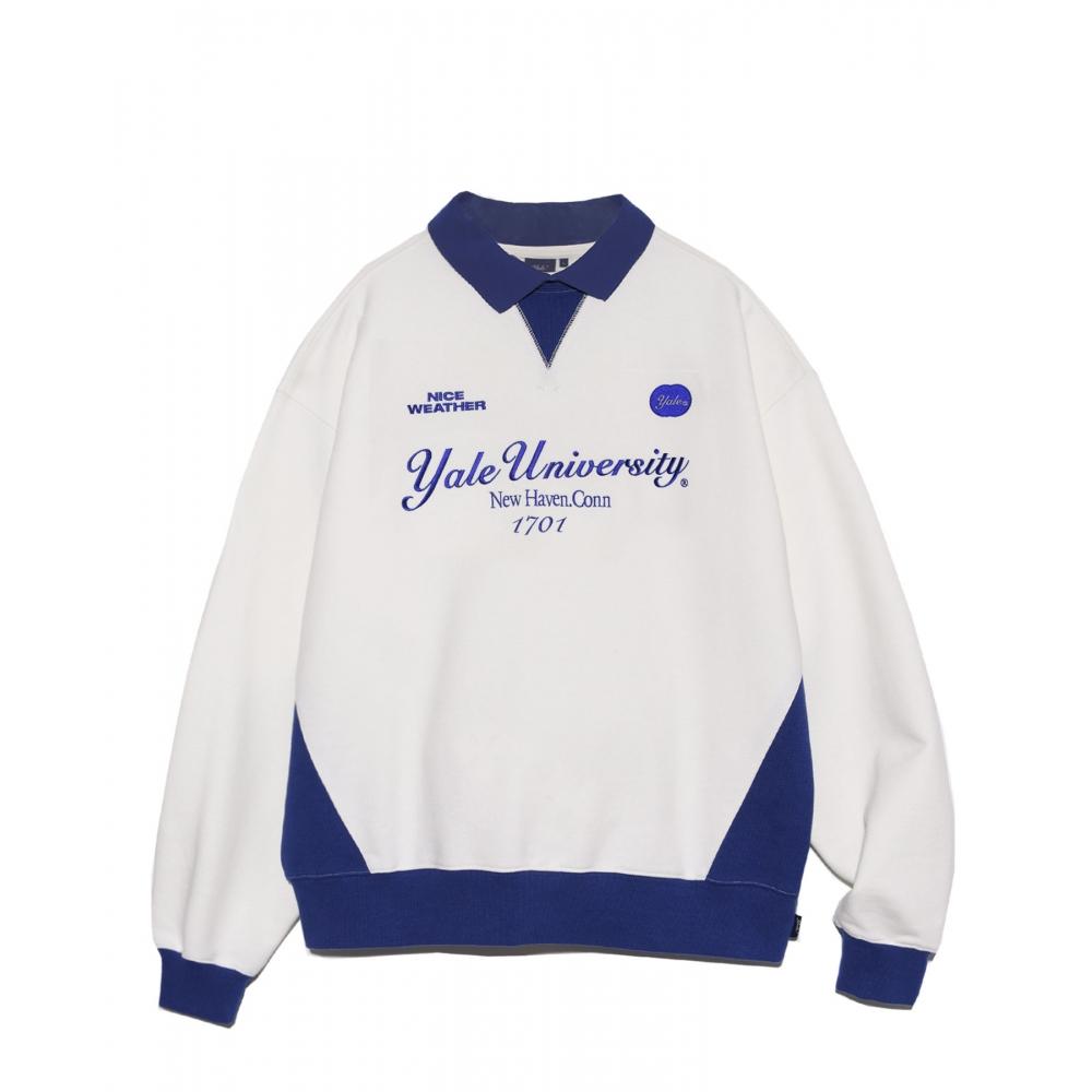 

YALE ВОРОТНИК С КРУГЛЫМ ВЫРЕЗОМ YALE x NICEWEATHER ЦВЕТ СЛОНОВОЙ КОЖИ