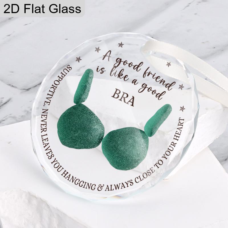 My Best Friend Ornament for Women, Friendship Christmas Ornament for Bestie: A Good Friend Is Like A Good Bra, Friendship Gifts, Funny for Adults