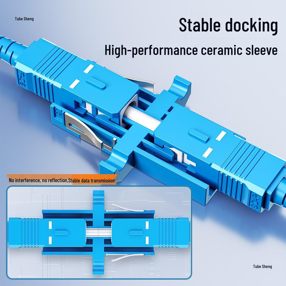 Telecom-Grade FC To SC/LC Fiber Adapter with FC Flange