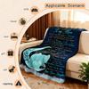 Personalized To My Mom Flannel Blanket Gift for Mom from Daughter Soft Cozy Throw Blanket for Bed Sofa Couch Home Decor