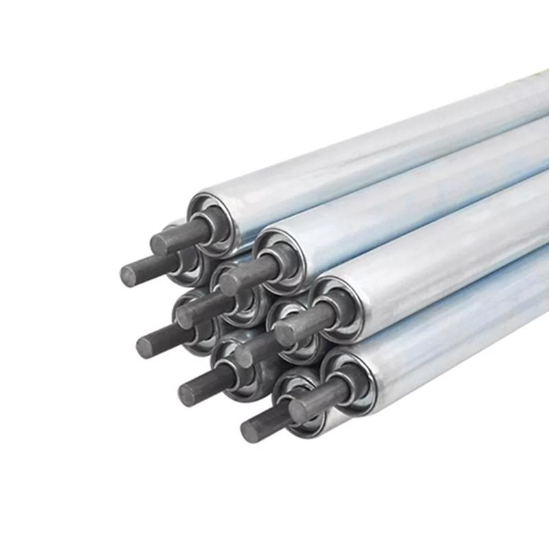 1Pcs Assembly Line Conveyor Roller - Galvanized/Carbon Steel, Ø25/38/50/60mm, Length 200/300/400/450/500mm for Roller Conveyors