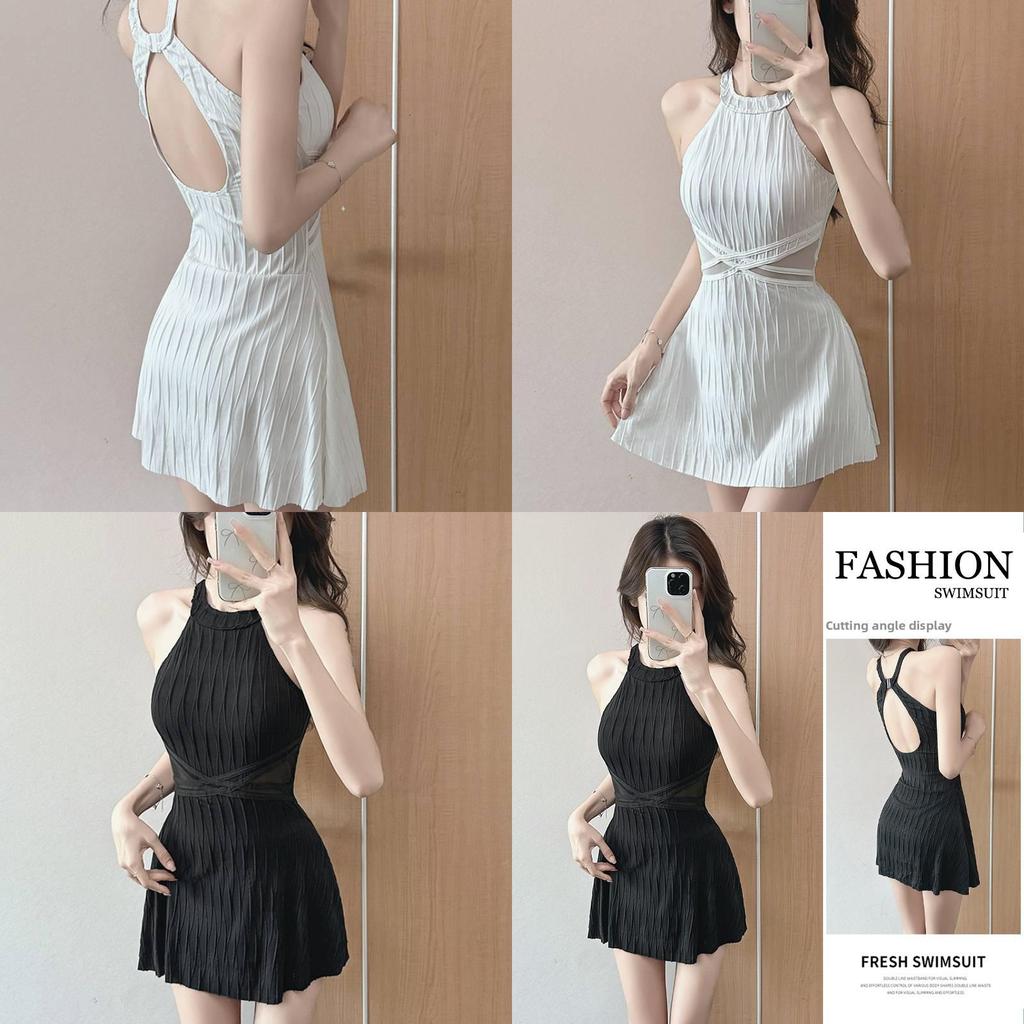 Elegant Swimsuit Women Tummy Control Polyester Waterproof Summer Beachwear For Vacation