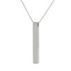 Gold Hip-hop Stainless steel Necklace for men Jewelry accessories Sweater chain Rectangle necklace