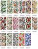 Dazzling Rainbow Static Cling Double-Sided Floral Window Sticker