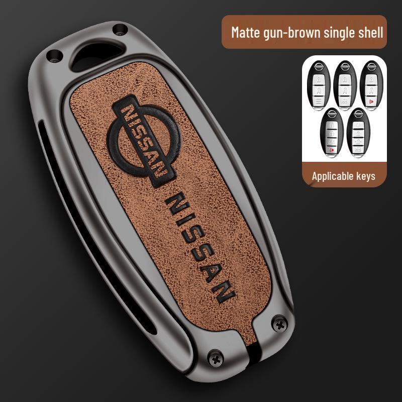 Nissan Schlüsseletui für Sylphy, Qashqai, X-Trail, Teana, N7, Tiida - Vollabdeckung