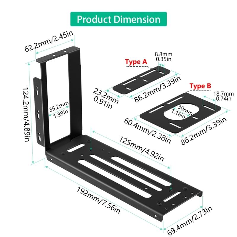 High Strength Vertical Graphics Card Support Metal Bracket For PCI Slot Display Enhances PC Aesthetics