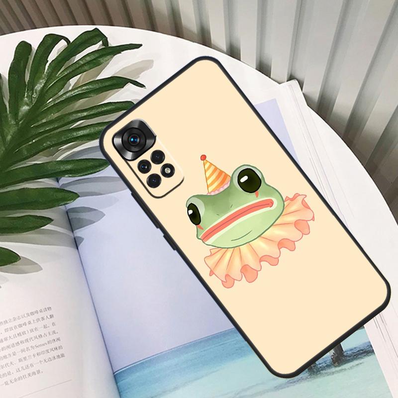 

Милый Мультяшный Лягушонок Чехол Для Xiaomi Redmi Note 14 10 11 12 13 15 Pro Plus Чехол Для Redmi 15 15C 14C 12C 10C 13C Redmi Note 10 Pro