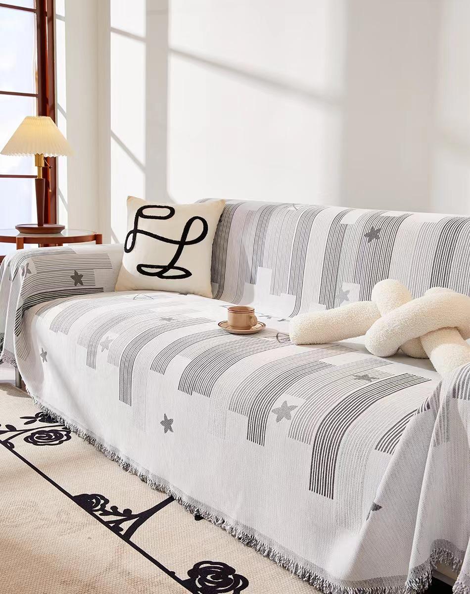 

Полотенце из шениллового жаккарда, цельное пыленепроницаемое диванное сиденье, универсальная ткань для полного покрытия на все времена года, доступна с обеих сторон 180x130