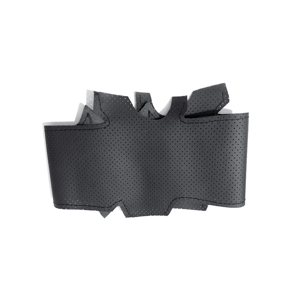 Car Steering Wheel Cover Breathable Anti Slip Genuine Leather Perforated for Peugeot 308 SW T9  3008 Auto Decoration