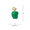 Stainless Steel DIY Jewelry Accessories: Lemon, Watermelon, Bell Pepper Drip Oil Pendant for Necklace or Earring