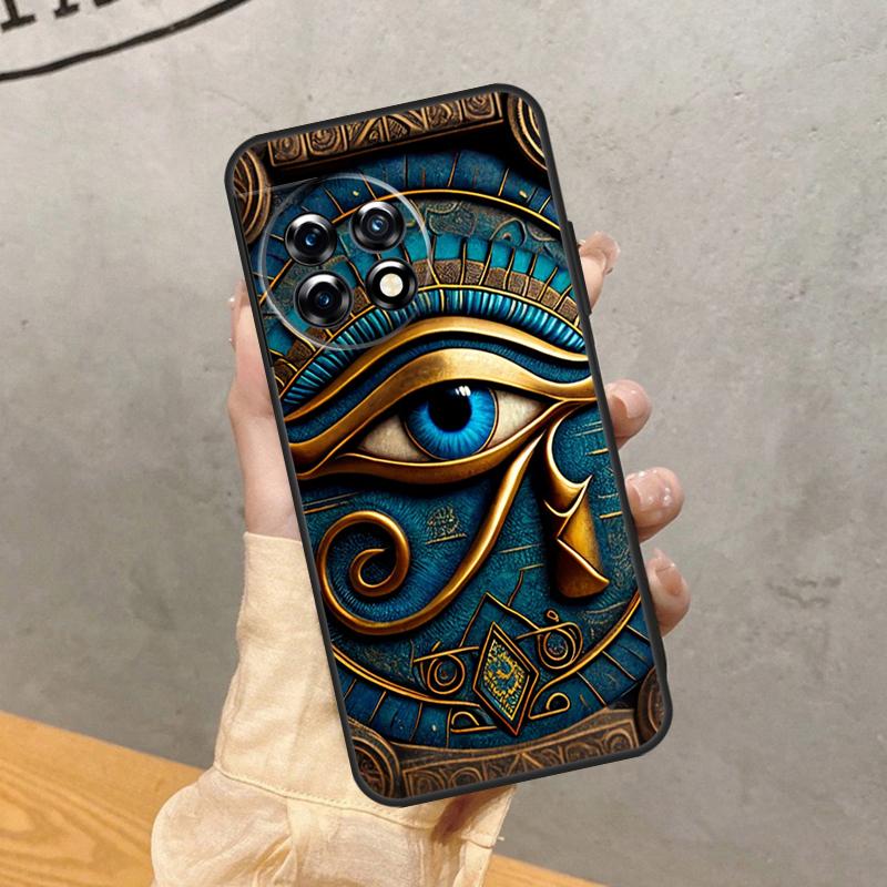 

Egyptian Eye of Horus Art Case For OnePlus 15 R 13 13R 13T 12 11 10R 10T 8T 9 10 Pro Nord CE 5 4 2 3 Lite N20 N30 Cover OnePlus 15