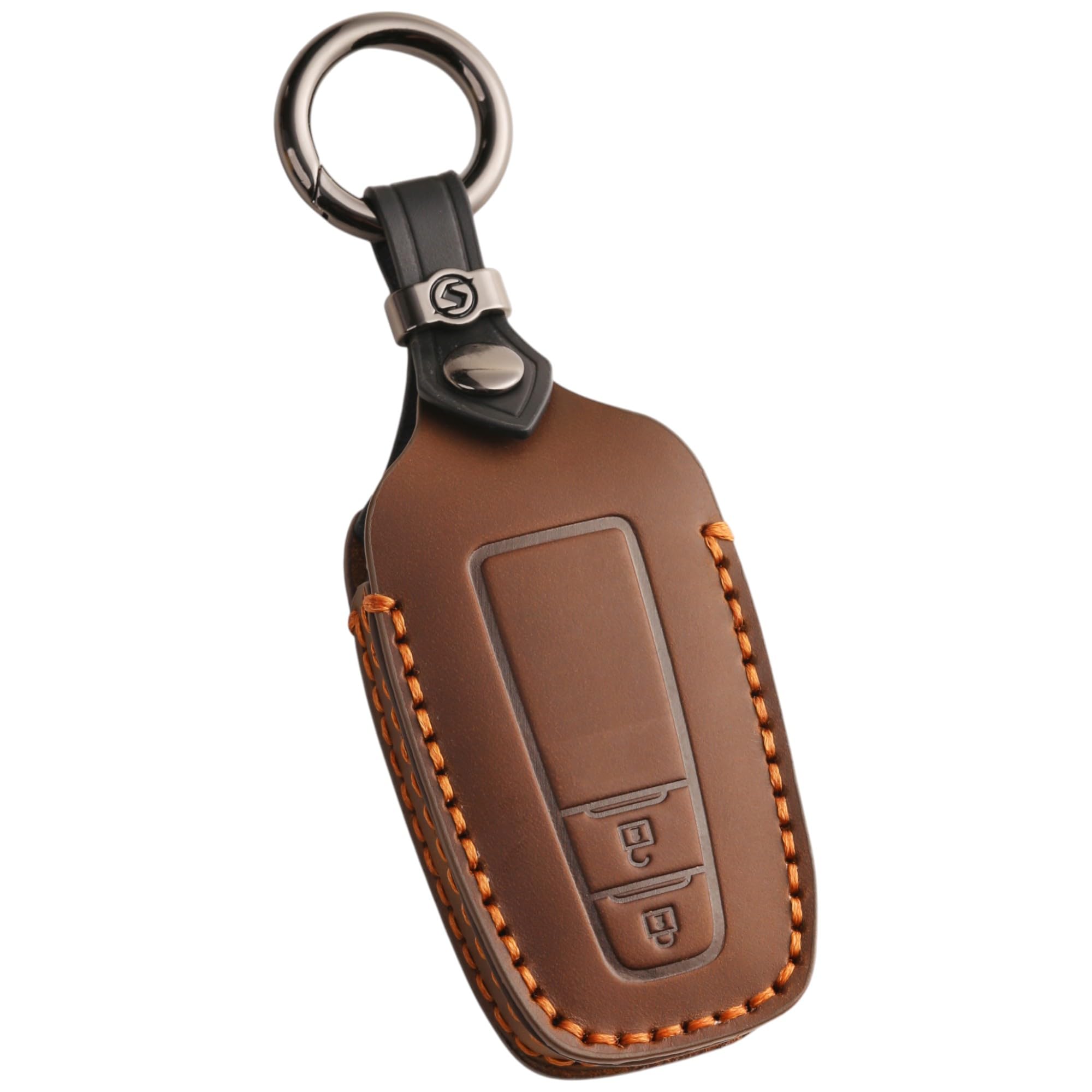 

[smasol] Чехол для ключа Corolla Cross, Чехол для ключа New RAV4 50 серии, Prius 50 серии S коричневый