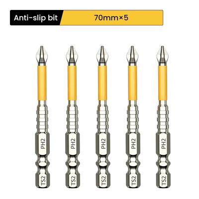 Hardness Drill Bit Screw Driver Hand Tools 50mm Non Slip Magnetic Batch Head Cross Screwdriver