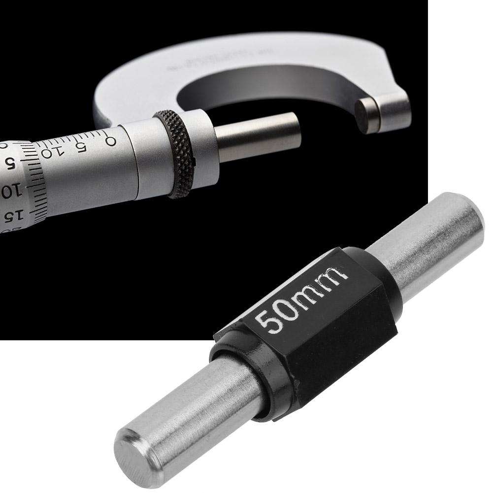 Stainless Steel Outside Micrometer Standard Caliper Calibration Block Rod Bar (50mm)