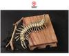 Antique Replica Chinese Centipede Brass Sculpture: Solid Copper Hundred-Legged Worm Tea Pet Handicraft