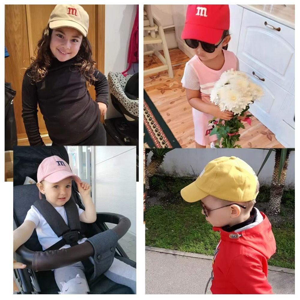 Embroidered Children's Hats Adjustable Hip Hop New Fashion Sunscreen Baby Hat  Girls Boy