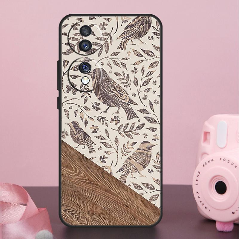 Boho Botanical Leaf Cow Cactus Funda For Honor Magic 6 Pro 5 Lite 10 50 70 90 Honor X8a X9a X8b X9b X7 X8 X9 X6a X7a Case