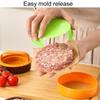 Round Hamburger Patty Making Tool Kitchen Burger Meat Press Tool (BPA Free,No FDA Certified)