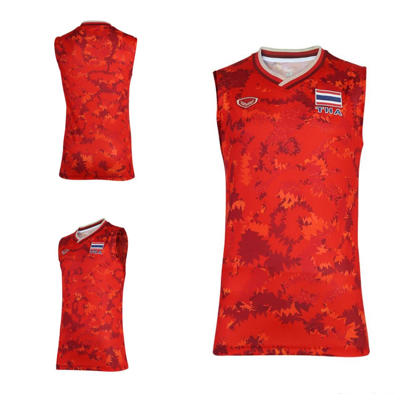 Мужская национальная волейбольная рубашка без рукавов Таиланда, антибактериальная рубашка спонсора 2xl