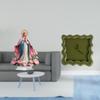 Nativity Scene Sculpture Acrylic Ornament Table Centerpiece Wall Clock Standing Decoration Smooth