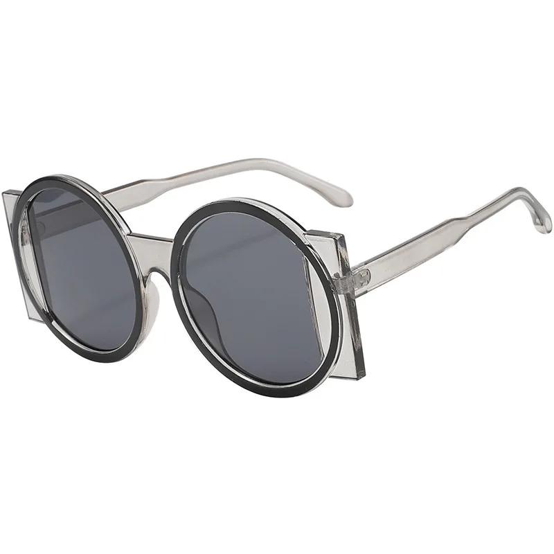 

Stylish Funny Large Frame Circular Sunglasses Unisex Sun Protection Unique Party Stt Photography UV Protection 400 Sun Eyewear Eyewear