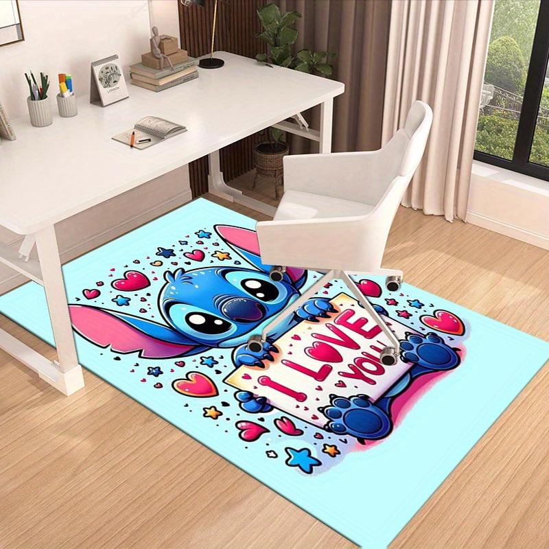 1pc. Cute Stitch Holding "I Love You" Sign - Perfect for Home Decor, Office Carpet, Chair Cover, Outdoor Rug, Gift Ideaz0410131