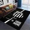 Name Custom Santos FC Art Carpet Rug for Living Room Bedroom Home Sofa Decoration,Kids play Non-slip Floor Mat