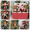 Tubi Pop di Natale Riempitivi per Calze per Bambini Piccoli Bambini Giocattolo Telescopico con Ventosa Babbo Natale/Renna Tubi Fidget Giocattolo Sensoriale per Bambine Bambini