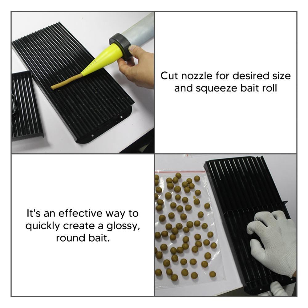 Lightweight Bait Rolling Plate ABS Plastic Round Bait Roller Fishing Bait Roll Board  Bait Making
