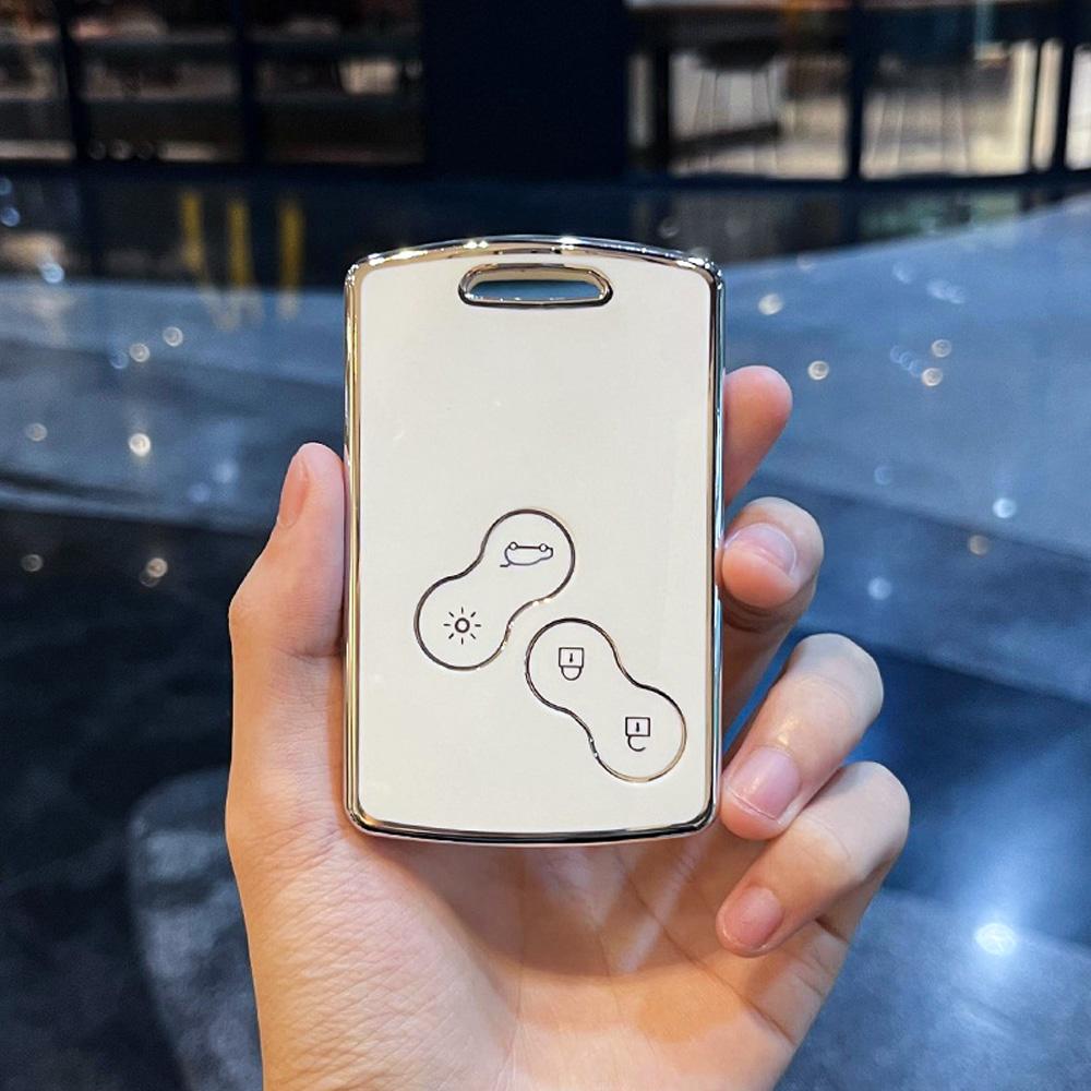 TPU Car Key Case Cover Shell for Renault Megane 2 3 Clio Scenic Duster Kaptur Captur Logan Laguna Zoe Koleos Danilo Nema Fluence