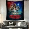 Stranger Things Wall Tapestry Aesthetic Wall Hanging Printed Fabric Blanket Decorative Tapestries for Bedroom Living Room Home Decor