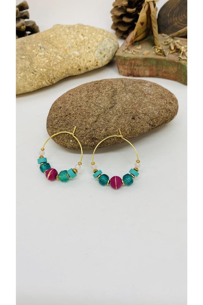 Valentine's Day Birthday Gift Handmade Ethnic Authentic Hippie Bohemian Fashion Jewelry Earrings
