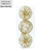Wrought Iron Gold Christmas Ball Set - Tree Ornaments & Holiday Decorations