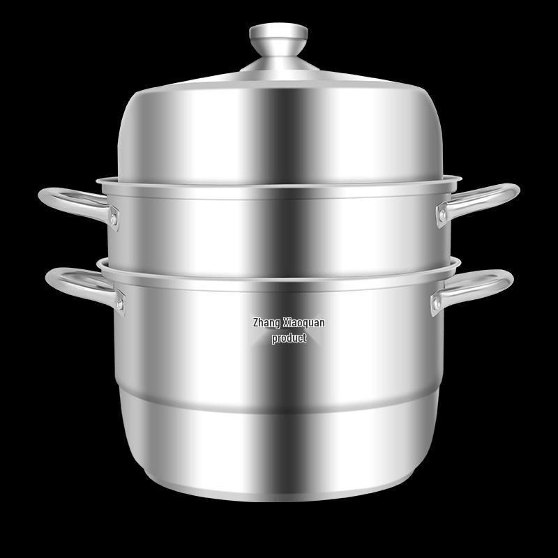 Zhang Xiao Quan 28cm 3-Layer Stainless Steel Steamer