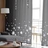 Perdele de Fereastră Negre cu Textură de Picătură de Diamant Strălucitor Pentru Living Dormitor Bucătărie Voal Translucid Tratament Fereastră