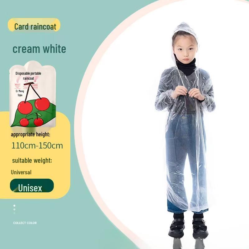 Brangdy Kids Portable Disposable Raincoat
