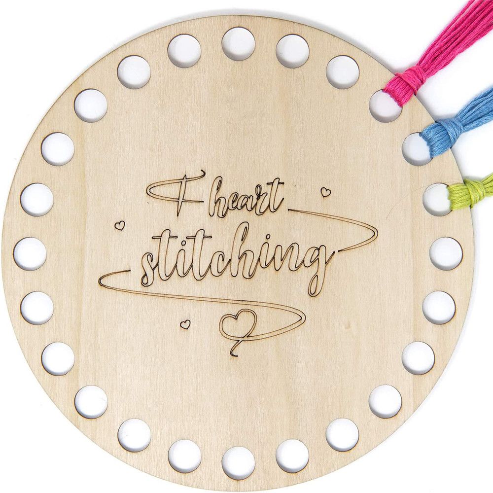 Aufbewahrungsreihe Werkzeug Garn Kreuzstich Stickgarn Organizer Fadenhalter Holz Fadenbrett
