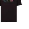 Emporio Armani EA7 Letter Logo Printed Crew Neck Short Sleeve T-Shirt Unisex Tops Black 3RUT02-PJ02Z-1200