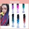 Colorful Jumbo Braids Hair Accessories For African Dirty Braids Solid Or Multi-color